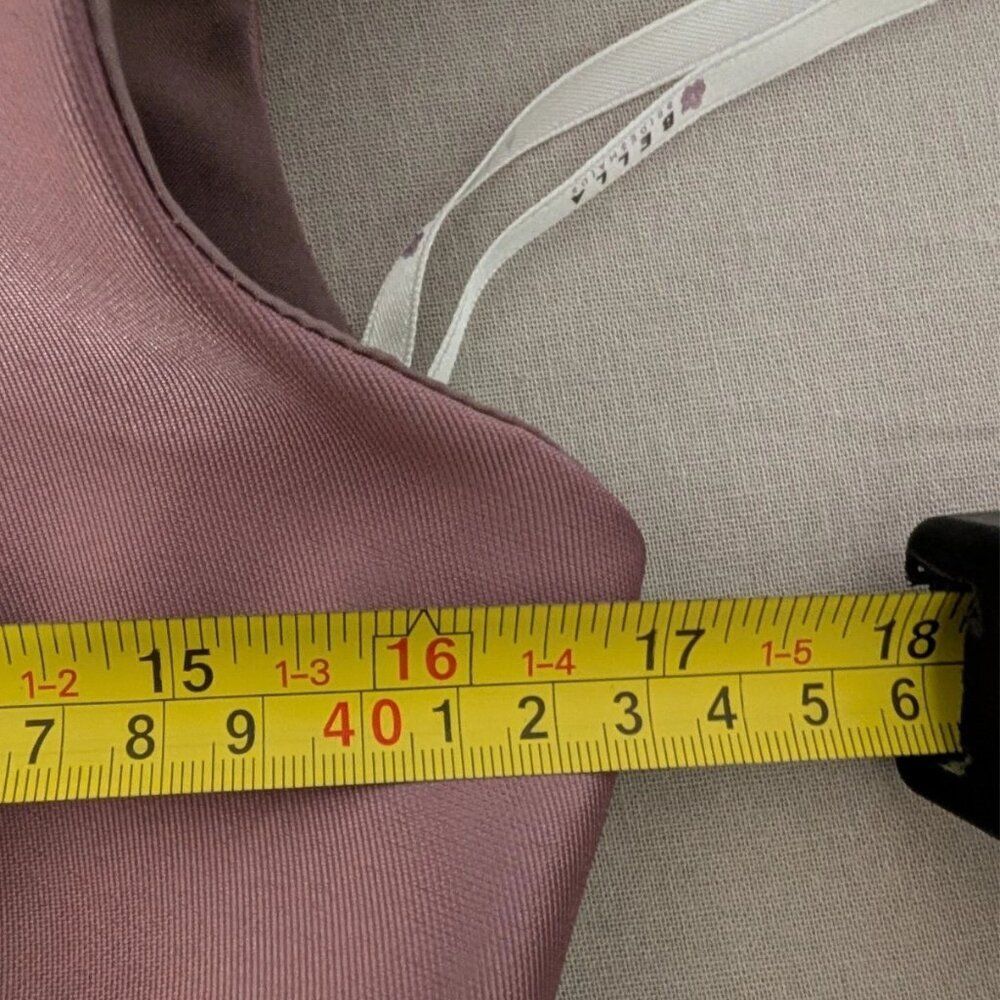 Bella Dusty Rose Pink BB135 Maxi Sleeveless Formal Dress Size 10 - Picture 11 of 15